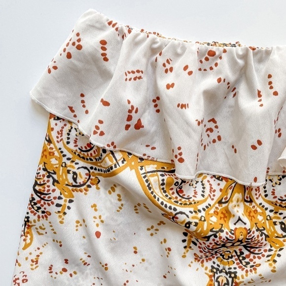 Free People Scarf Satin Top - Picture 3 of 6